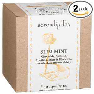 SerendipiTea Slim Mint , Chocolate, Vanilla, Rooibos, Mint & Black Tea 