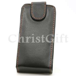 LEATHER FLIP SKIN CASE POUCH FOR LG KP500 COOKIE  