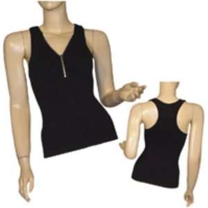  Ladies Fashion Sleeveless Tank Top W/Zipper Case Pack 6 