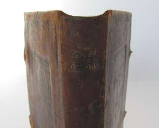 1820s IMPERIAL RUSSIA ANTIQUE LEATHER COVER CHURCH BOOK  