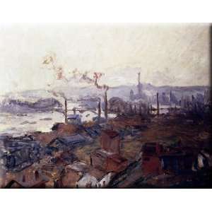  General View Of Rouen From St. Catherines Bank 16x13 
