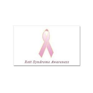 Rett Syndrome Awareness Rectangular Sticker Office 