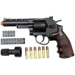 WinGun 701 4 Revolver CO2 Gas Gun BK 