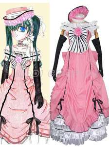 Black Butler Kuroshitsuji Ciel Dress Cosplay Costume  