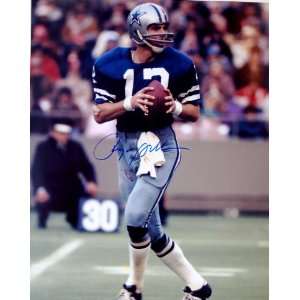  Roger Staubach Autographed Picture   16x20 Sports 