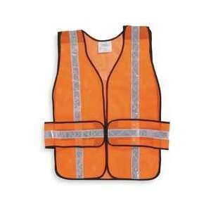  Condor 1YAN9 Safety Vest, Tear Away, Universal, Orange 