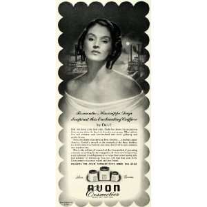   Ad Avon Cosmetics Emile Mississippi Days Coiffure   Original Print Ad