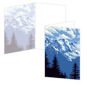  ECOeverywhere Hurricane Ridge Boxed Card Set, 12 Cards and 