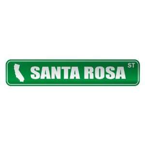 SANTA ROSA ST  STREET SIGN USA CITY CALIFORNIA