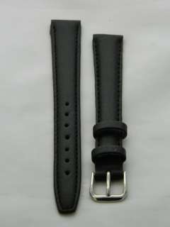 Genuine Leather Black Soft Leather 12, 14 mm New Life Long Band  