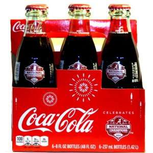   2011 BCS National Champions Cokes Coca Cola Bottles 