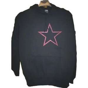  IR Black Red Star Pullover Hood Sweatshirt Sports 