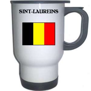 Belgium   SINT LAUREINS White Stainless Steel Mug 