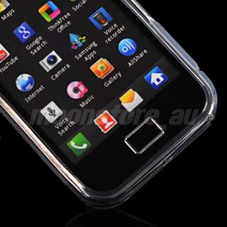   SILICONE CASE COVER + SCREEN FOR SAMSUNG S5830 GALAXY ACE CLEAR  