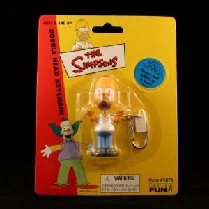    The Simpsons Mini HOMER SIMPSON Bobble Head Keychain Toys & Games