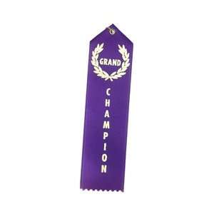  Grand Champion (Purple) Award Ribbons w/Card & String 