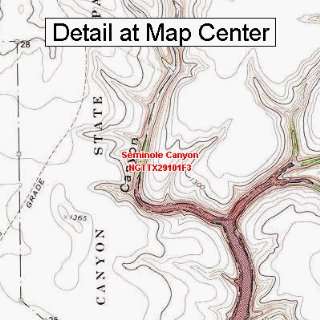   Map   Seminole Canyon, Texas (Folded/Waterproof)