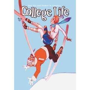  Vintage Art College Life Falling Down   08080 9