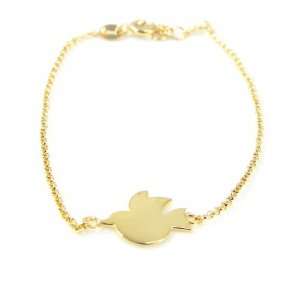  Gold plated bracelet Colombe golden. Jewelry