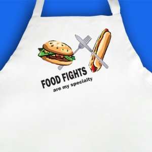  Food Fights Printed Apron