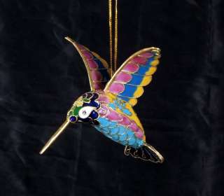 Cloisonne Hummingbird Ornament  