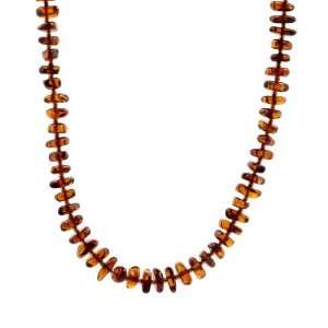  Honey Amber Lond Chips Necklace, 34 Ian and Valeri Co. Jewelry