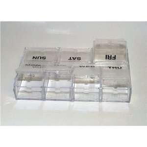  7 Day Pill Box Organizer Peek a box 7 Compartments (Large 