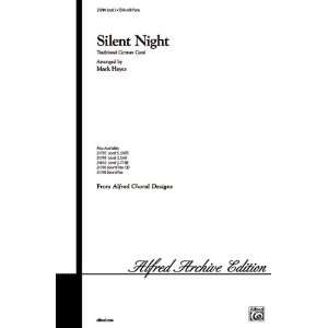  Silent Night Choral Octavo Choir Arr. Mark Hayes Sports 