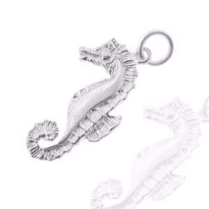 925 Sterling Silver Jewelry, Fashion Savvy Seahorse Charm, Adjustable 