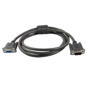  Gino Grey 1.5m HD15 M F VGA Monitor Extension Cable Wire Electronics