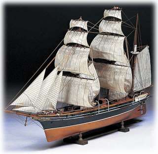 50 Kanrin Maru Wooden Sailing Ship Model Kit Big Scale Japan  