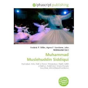  Muhammad Muslehuddin Siddiqui (9786134159531) Books