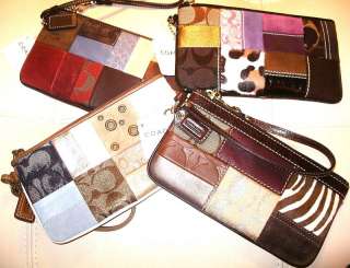 COACH PATCHWORK CLUTCH WALLET WRISTLET Limited Editions  