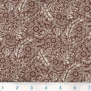   Common Foliage Brown Fabric By The Yard Arts, Crafts & Sewing