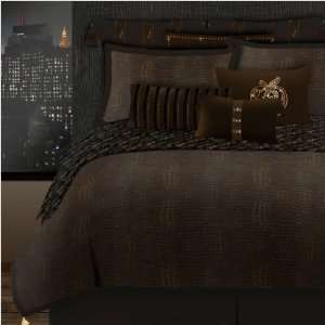 Bundle 97 A.B Siara Comforter Set in Black and Gold Size California 