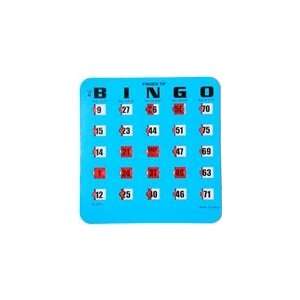  Bingo Shutter Cards 4 Ply Set of 10 Blue Toys & Games