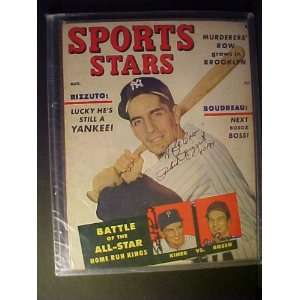 Phil Rizzuto New York Yankees Autographed August 1951 Sports Stars 