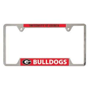    Georgia Bulldogs Ncaa Chrome License Plate Frame