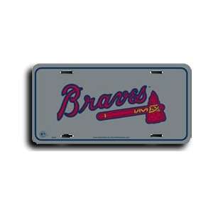  MLB License Plate   Atlanta Braves Patio, Lawn & Garden