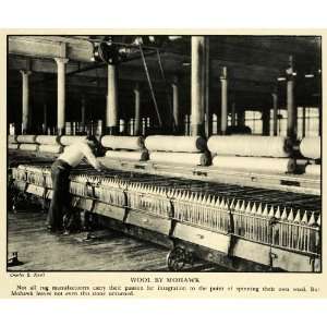  1933 Print Wool Mohawk Carpet Mills Charles Knell Rug 