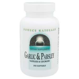  Source Naturals   Garlic & Parsley, 250 capsules Health 