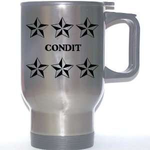  Personal Name Gift   CONDIT Stainless Steel Mug (black 
