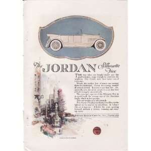   ADVERTISEMENT FOR THE JORDAN MOTOR CAR COMPANY ,THE SILHOUETTE FIVE