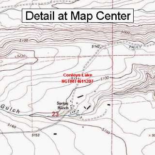  USGS Topographic Quadrangle Map   Conleys Lake, Montana 