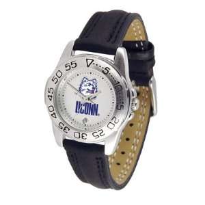 Connecticut Huskies UCONN NCAA Womens Leather Wrist Watch 