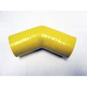  OBX Reinforced Silicone 45° Elbow Coupler   Yellow 2.75 