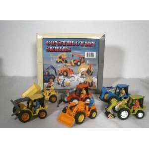  Construction Series Friction Powered Toy Vehicle Set 