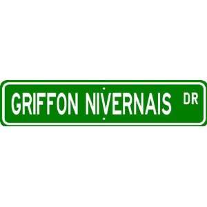  Griffon Nivernais STREET SIGN ~ High Quality Aluminum 