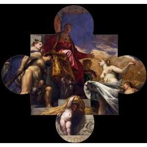  Hand Made Oil Reproduction   Paolo Veronese   24 x 22 
