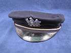 Vintage Fireman Police Officer Hat Navy Blue w/Emblem